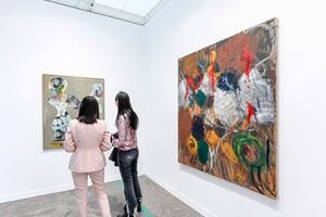 Luchita Hurtado and Zhang Enli, <a href='/art-galleries/hauser-wirth/' target='_blank'>Hauser & Wirth</a>, FIAC, Paris (17–20 October 2019). Courtesy Ocula. Photo: Charles Roussel.